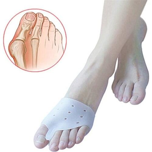 1 Pair Soft Silicone Orthopedic Sets Sholl Toe Separator Hallux Valgus Big Toes Bunion Corrector Feet Care Tool Pedicure Socks