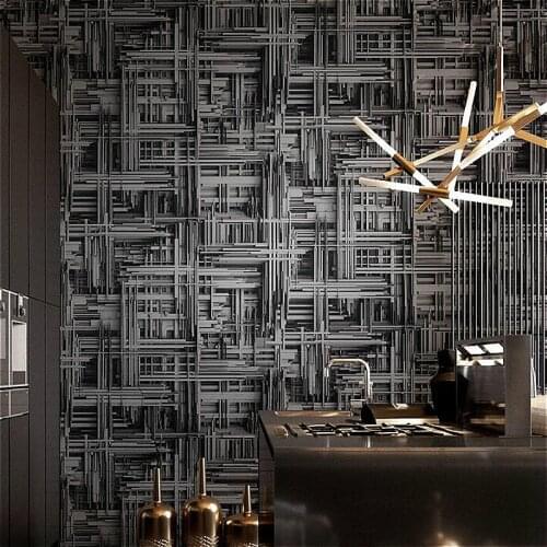 Black Silver White Metallic Abstract 3D Stereoscopic Wallpaper Modern Geometric Vinyl Wall Paper Living Room Bedroom Background