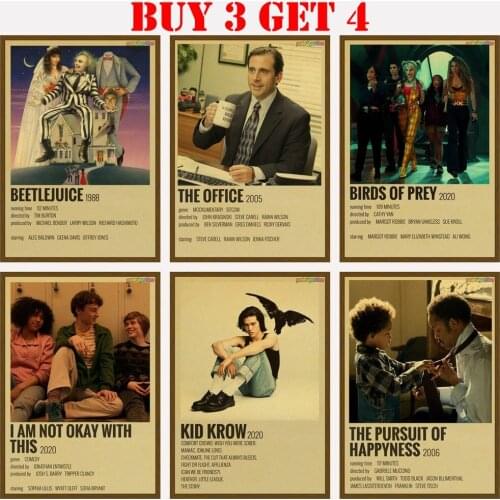 Polaroid Movie Poster Back To The Future Harleen Quinzel Lucifer For Room Movie Anime Wall Retro Vintage Poster For Home Decor