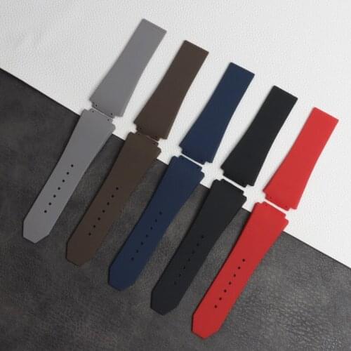 30*20mm Watch band accessories watchband For Hublot strap series buckle men fusion nature silicone rubber band tools