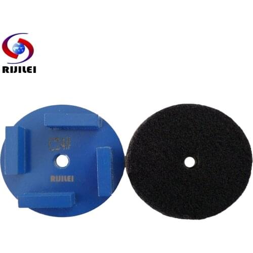 RIJILEI 15 Pieces/Lot Diamond Grinding Disc Diamond Grinding Wheel For Concrete Floor Polishing Marble Grinding Shoes V30