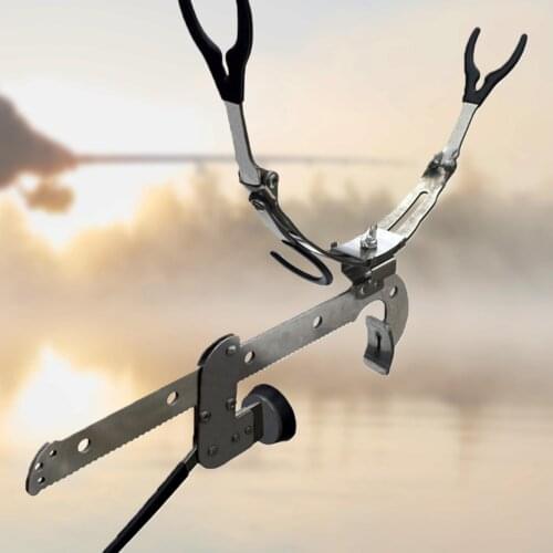 Bridge Boat Adjustable Stainless Steel Fishing Pole Holder Rod Bracket Stand Fishing Tool Accessories