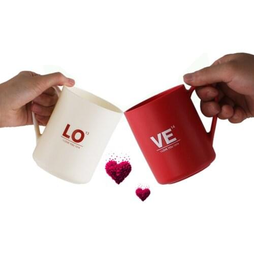 NEWYEARNEW 1cuper Bathroom Tumblers Tooth Mug Washing Cup Personality Bathroom Set Lover Cuper Gift Home Decoration