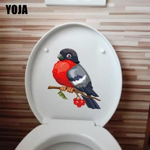YOJA 21×23.3CM Cute Bird Home Living Room Decoration Wall Stickers Mural Classic Toilet Decals T1-2798
