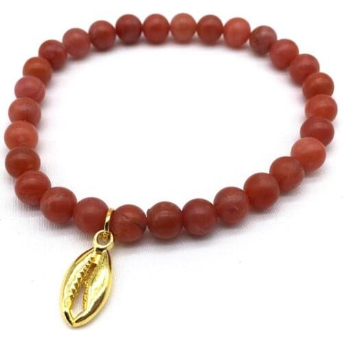 Women Charm Bracelets 18-18.5 cm Nature Nan Hong Agates Bead Girl Gifts Red Bracelet 100%Really Color Not Dyed Color