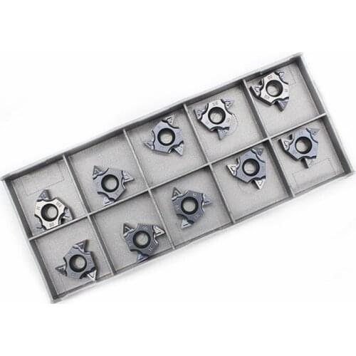 10pcs Thread 22ERM N55 IC908 Carbide CNC Threaded Carbide Inserts Thread Lathe Turning Blade Tool Tungsten Carbide Insert