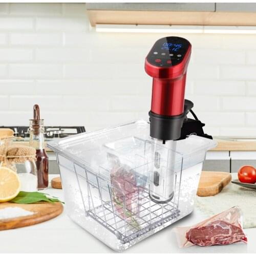 Fit 3rd Generation Smart Wifi Control Sous Vide container Stainless Steel Rack and 11L Sous Vide Cooker Containers Sets