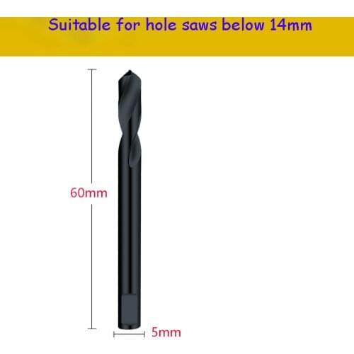 5pcs/lot TCT Hole Saw Arbor Pilot Drill Bits Twist Drill 5mm x 60mm 6mm x 65mm