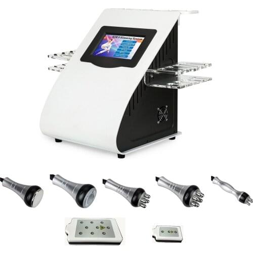6in1 40k Ultrasonic liposuction Cavitation 8 Pads lipo Slimming Machine Vacuum RF Body Salon Spa Equipment