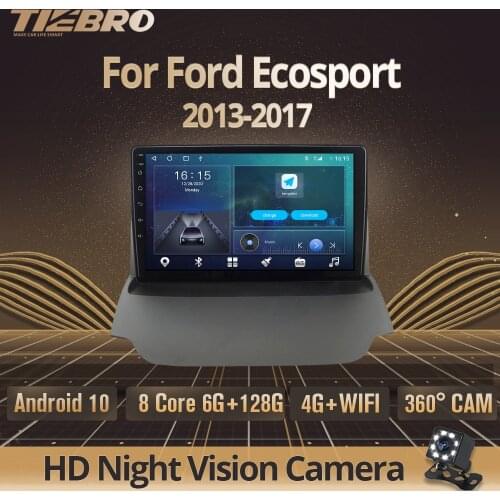 2DIN Android 10.0 Car Radio For Ford Ecosport 2013-2017 GPS Navigation Stereo Receiver DSP Auto Radio Car Radio With Screen IGO