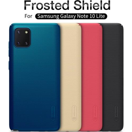 Case For Samsung Galaxy Note 10 Lite NILLKIN Super Frosted Shield back cover For Samsung Note 10 Lite gift phone holder