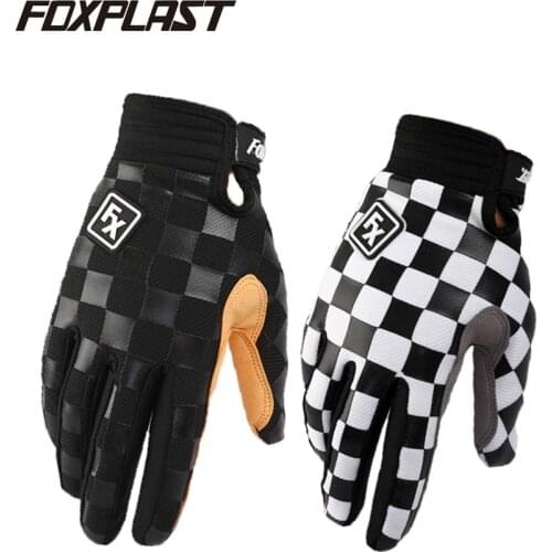 FOXPLAST Breathable Motorcycle Gloves Full Finger Outdoor Bicycles Racing Car Motocross Gloves Unisex MTB MX DH Gloves