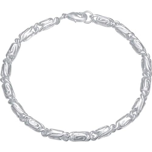 GY-AH149 Wholesale 925 Free Shipping Silver Plated Bracelets Silver 925 Jewelry Silver Fashion Jewelry Well Made Bracelets