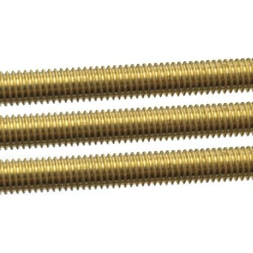 M2.5 M3 M5 M6 M8 M10*250mm Brass Spiral Bar Screw Arbor