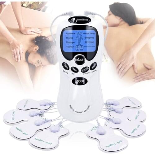 Health Tens Muscle Neck Massager Back Electric Digital Therapy Machine Massage Electronic Pulse Stimulator for Full Body Care