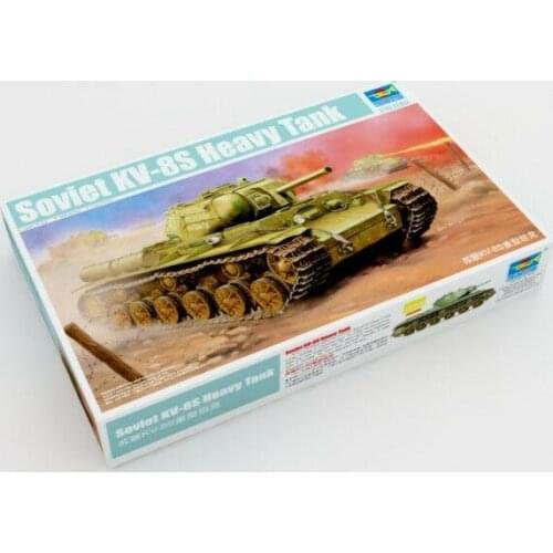 Trumpeter 1/35 01572 Soviet KV-8S Heavy Tank assembly model