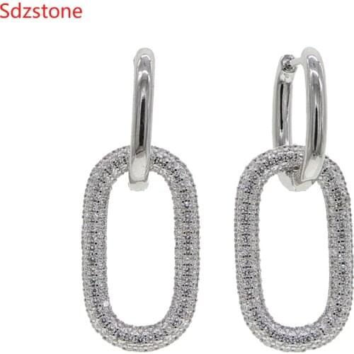 Fashion Usa Europea Acrylic Earrings For Women Bohemian Earrings Big Dangle Drop Earring 2020 Brincos Female Fashion Jewelry