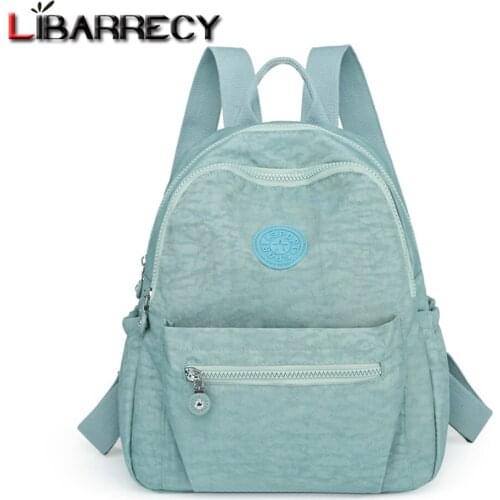 Fashion Summer New Style Womens Backpack Soild Color Designer High Quality Oxford Fabric Ladies Travel Backpack Bolsos De Mujer