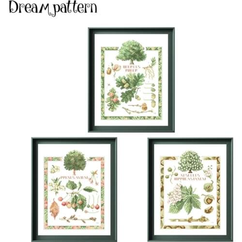 Plant A cross stitch kits aida fabric 18ct 14ct 11ct white unprint cotton thread embroidery kits DIY craft