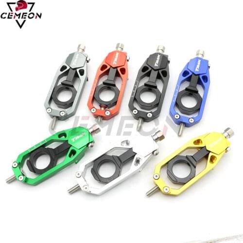 Motorcycle T-max chain adjuster tensioner for Yamaha TMAX530 T-MAX 530 rear flat fork belt rear axle adjuster