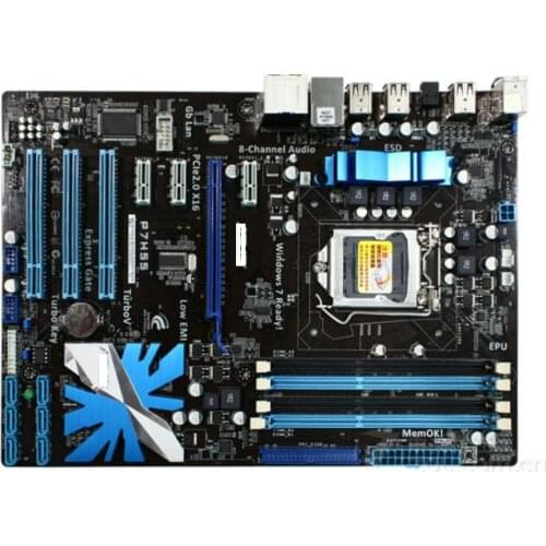 ASUS P7H55 motherboard LGA 1156 DDR3 USB2.0 16GB H55 used desktop motherboard mainboard boards