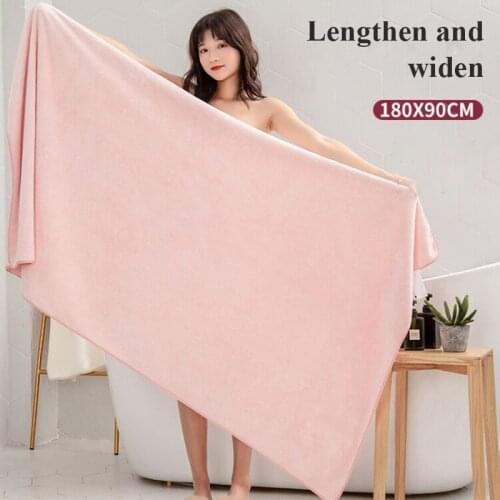 180x90cm Beach Towel Super Absorbent And Quick-Drying Super Large Bath Towel Super Soft Sports Towel
