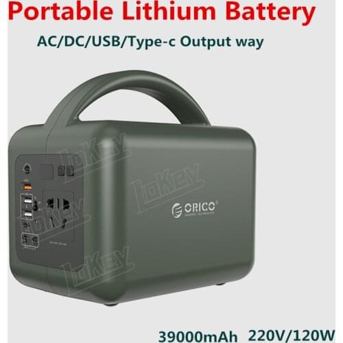 Portable power supply 220V 39Ah large-capacity self-drive camping on-board charging outdoor battery fast charging power supply