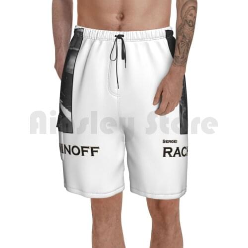 Sergei Rachmaninoff Beach Shorts Men Beach Pants Swimwear Sergei Rachmaninoff Rachmaninoff Music Classical Music