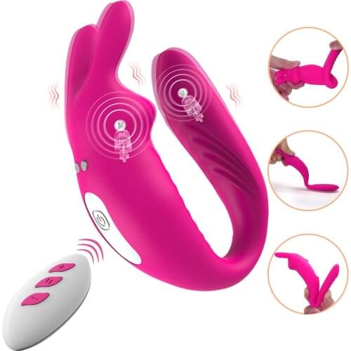 Remote Control U Shape Vibrator Sex Toys For Couples Panties Wearable Vibrators Vaginal Clitoris Stimulator Female Masturbators