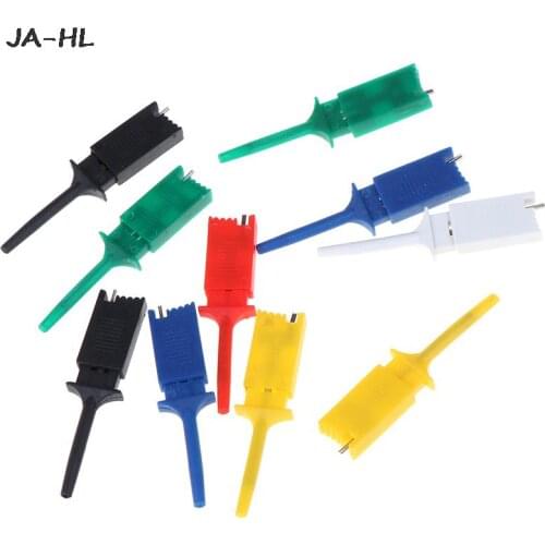 Test Hooks Clips For Logic Analyzers Logic Test Clip Flattening Test Flat Hook Connection Dropshipping 10pcs