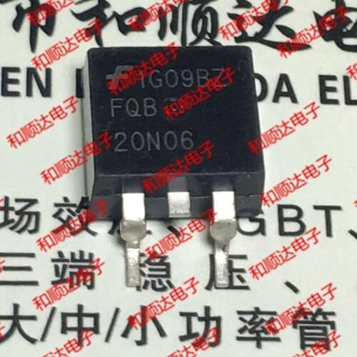 10pcs/lot FQB20N06 New Spot TO-263 60V 20A