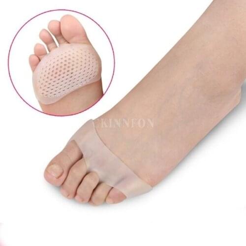 200Pair Silicone Gel Insoles Pads Cushions Forefoot Pain Support Front Feet Care High Heel Shoes Slip Resistant Pads