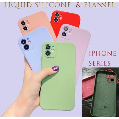 For iPhone 11case 12 Pro X XR XS Max Luxury Original Liquid Silicone Soft shell and 6 6S 7 8Plus Shockproof cover iphone se 2020