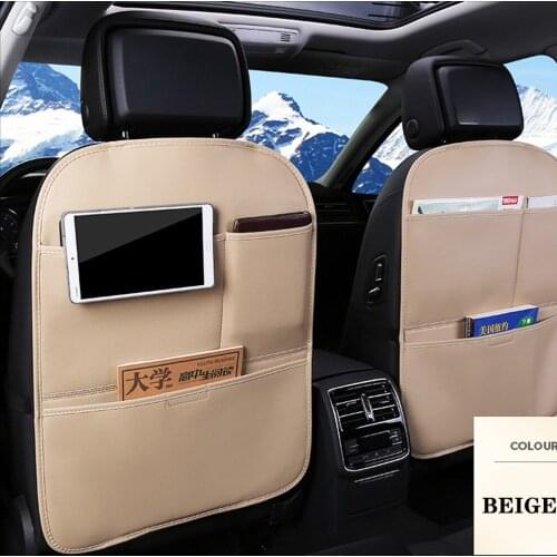 Car seat cover organizer car seat storage bag Multifunctional storage box car seat back bag Waterproof cleaned Easily
