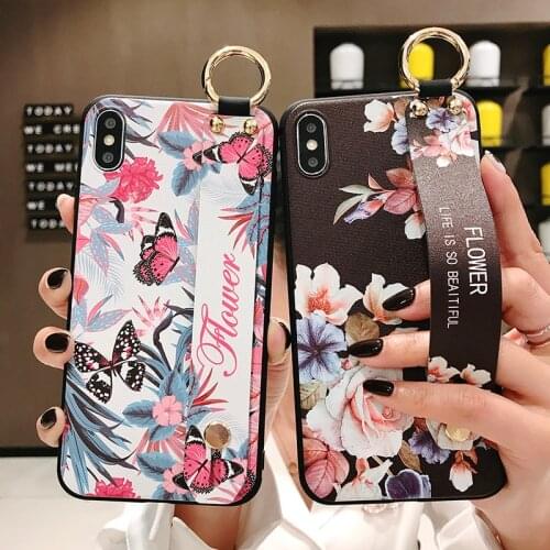 Wrist Strap Hand Band Case For Huawei P40 P30 P20 Pro 20 Lite P10 plus Honor 20 Pro Lite Mate 10 20 Pro 30 Lite Nova 6 SE 5 Pro