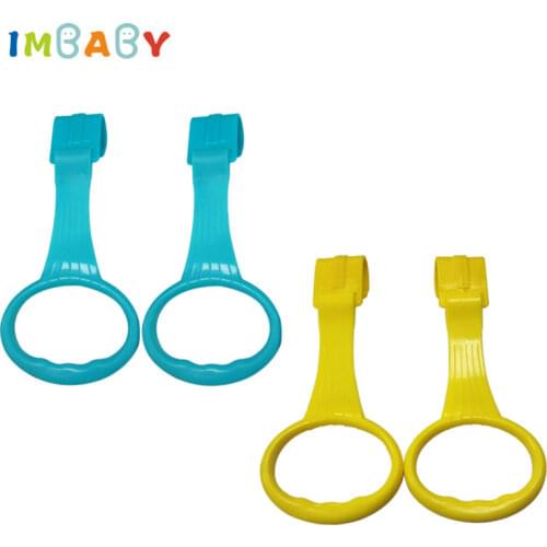 IMBABY 4pcs/lot Pull Ring For Playpen Baby Crib Hooks General Use Hooks Bed Rings Hooks Hanging Ring Help Baby Stand Accessories