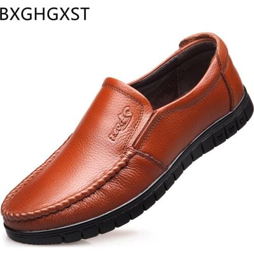Loafers Men Casual Shoes Genuine Leather Shoes Men Luxury Winter Formal Dresses Designer Slip on Men Dress Shoes Zapatos Hombre