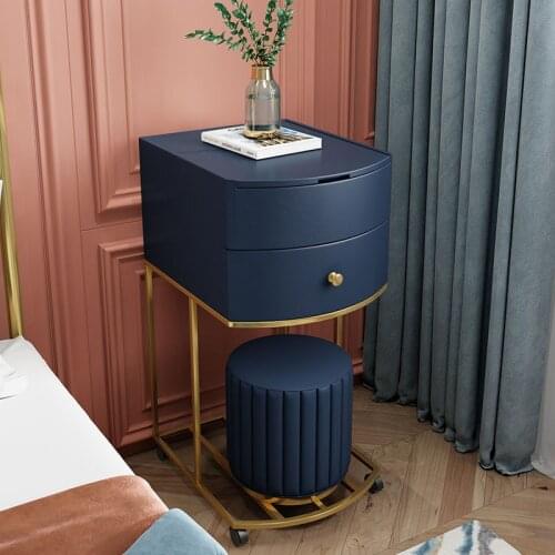 Makeup Table Small Bedroom Furniture Modern Minimalist Bedside Table Dressing Table Integrated Mini Movable Small 40cm