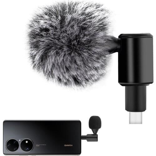 Mini Microphone for smartphone, 3.5 mm / 8 PIN / USB-C / Type-C Jack Adjustable Microphones