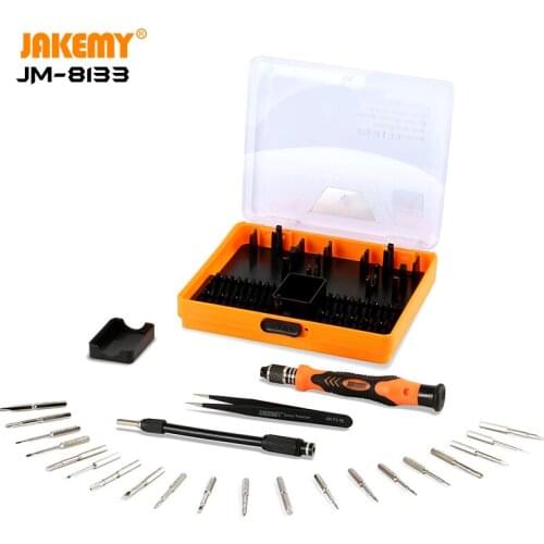 JAKEMY JM-8133 23 IN 1 Special pentagon Screwdriver Bit Set deep hole working electronics screw driver repair tool kit S-2