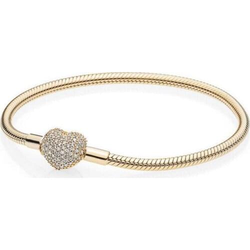 Not Fade Femme 2019 Women Bangle Fine Pan Bracelets Lady Chain Jewelry Gifts