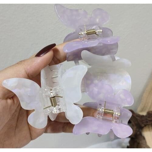 New Arrive High-quality Women Geometric Clips Hair Barrettes Acetate Fashion Hairpins Perfect Gift Sweet Hair Clips