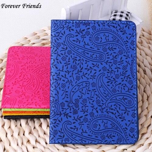 ForeverFriendsSouth Koreas passport lavender Passport Holder Cover PU Lear ID Card Fashion Travel Accessories passport Covers