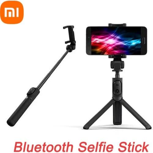 Original Xiaomi 2 in 1 bluetooth Mini Extendable Folding Tripod Selfie Stick Broadcast Wireless Button Shutter For iOS/Android