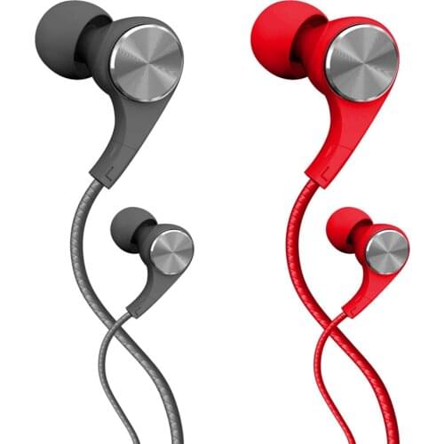 Wired Earphone Plastic TPE 20Hz - 20000Hz 99dB/MW 3.5mm Bass HIFI In-ear Earphones Dual Speakers Subwoofer Stereo Sports Headet