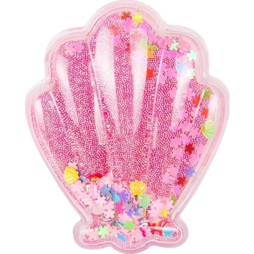 Hair Brush Shell Hair Brush,NO Detangler No Static Hair Brush,Glitter Sparkling Hairbrush for Wet & Dry Hair