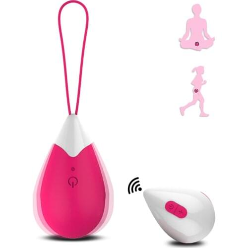 Silicone vibrating eggs wireless vaginal ball vibrating exercises Smart Love Ball remote jump eggs vibrator Sex Toy for women