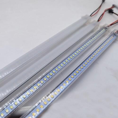LED Bar Light 220V 110V High Brightness 8W 50cm 72LEDs 2835 LED Rigid Strip Energy Saving LED Fluorescent Tubes 5pcs/lot