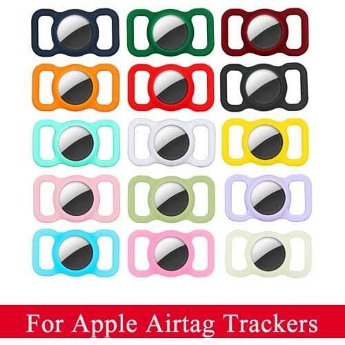 Pet Anti-lost Device Silicone Protective Case GPS Dog Cat Collar Loop For Airtags For Airtags Locator Tracker Anti-lost Device