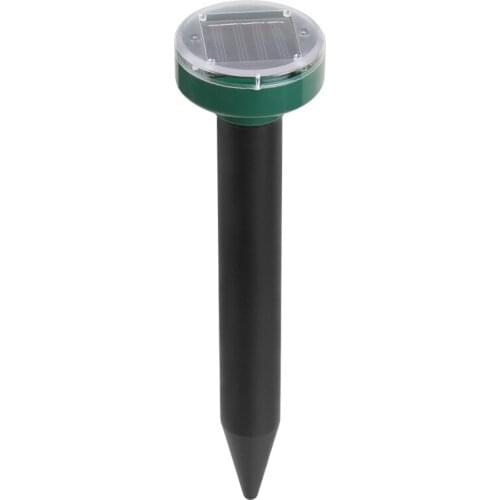 Rainproof Solar Ultrasonic Vibration Rodent Repellent Snake Repellent Pests Lawn Garden Courtyard Rodent Repellent